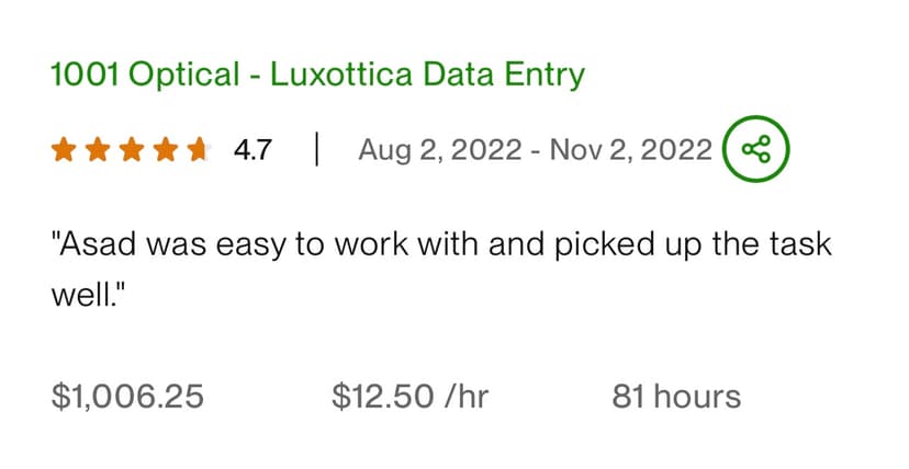 Testimonial card image