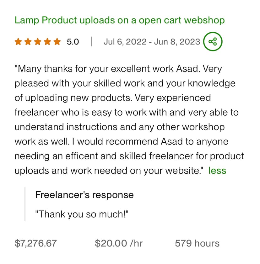 Testimonial card image