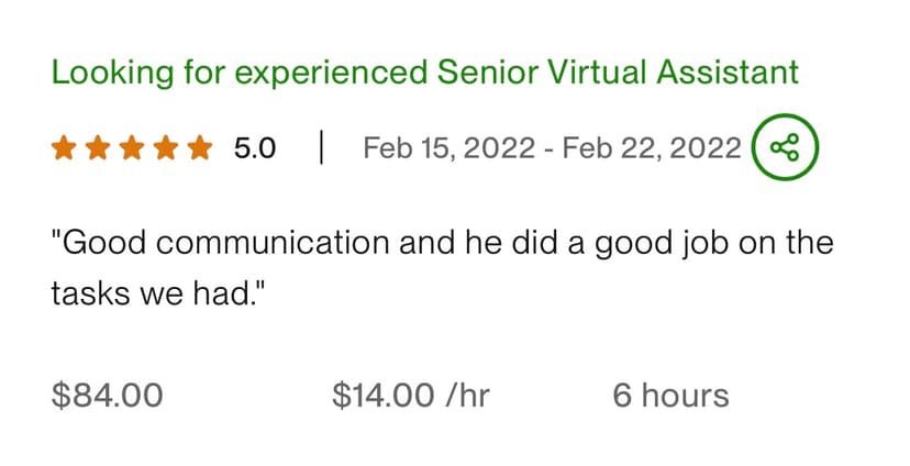 Testimonial card image