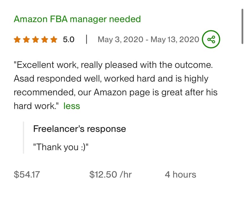 Testimonial card image