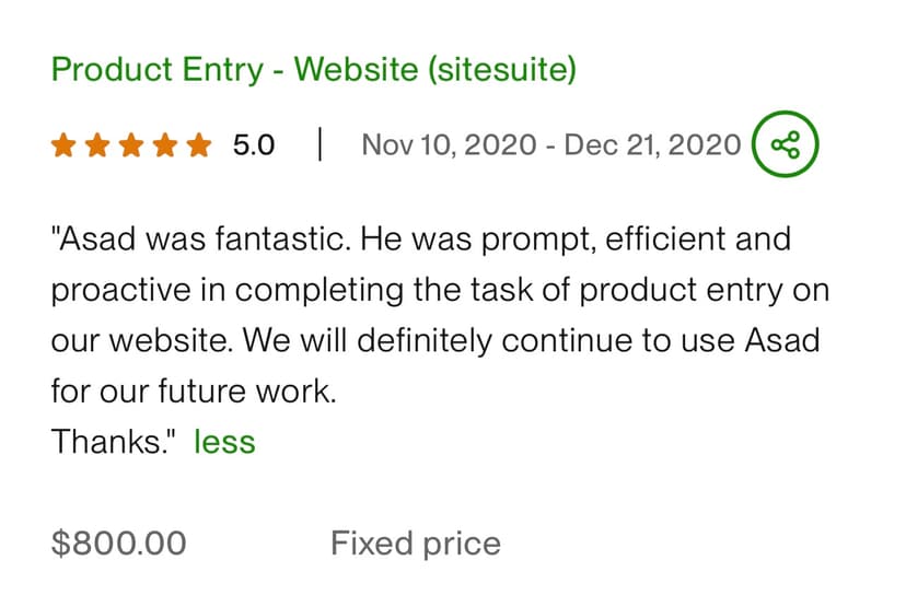 Testimonial card image